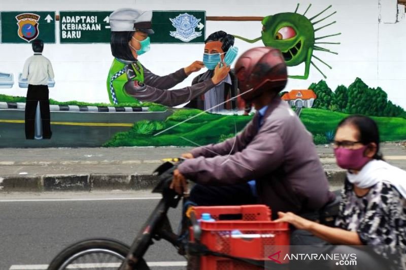 Mural Sosialisasi Protokol Kesehatan