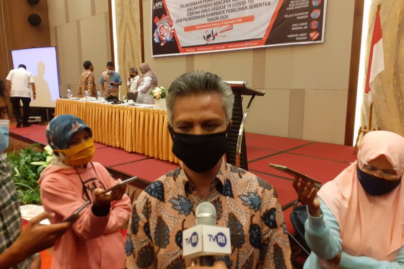 KPU : Penetapan nomor urut pasangan calon Pilgub Sumbar maksimal hanya dihadiri 22 orang