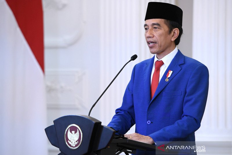 Pidato Presiden Jokowi terpilih ditampilkan di laman utama UN News