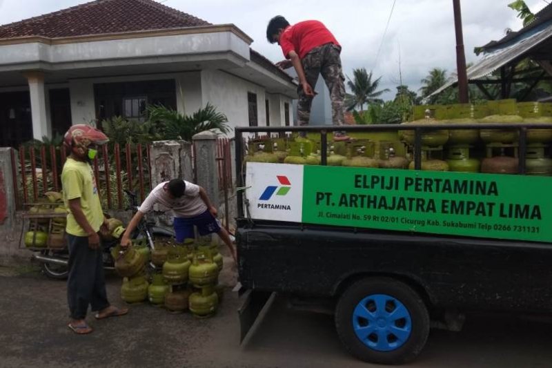 Pertamina pastikan stok LPG di Cicurug Sukabumi mencukupi kebutuhan warga