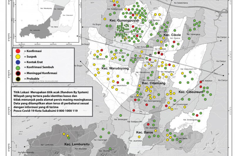 Kota Sukabumi laporkan kasus kematian pertama akibat COVID-19