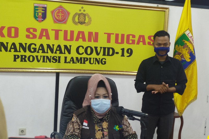 Kasus COVID-19 Lampung bertambah 15 jadi 814
