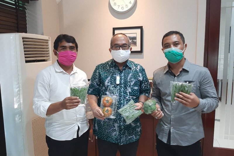 Petani Lembang temui Dubes RI untuk Singapura, jajaki ekspor sayuran