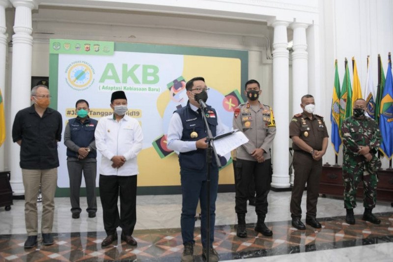 Gubernur: Lima daerah di Jabar menjadi zona merah COVID-19