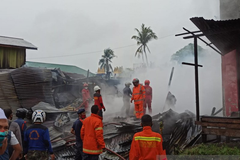 Empat rumah di Tarakan habis dilalap api
