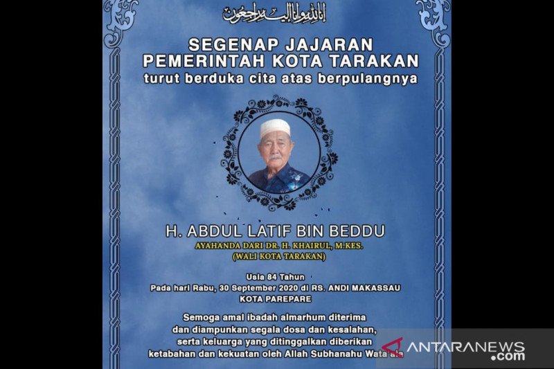 Irianto dan Yansen ucapkan berbela sungkawa pada Wali Kota Tarakan