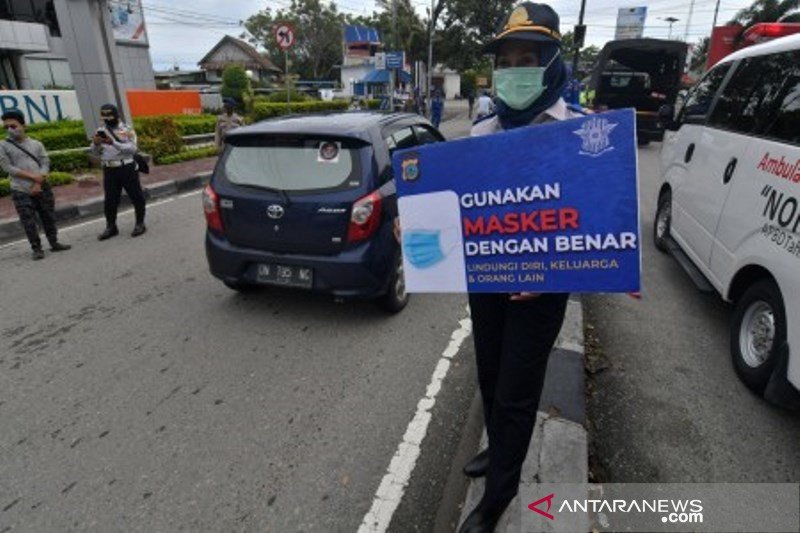 Pemkot Palu razia pelanggar protokol kesehatan COVID-19