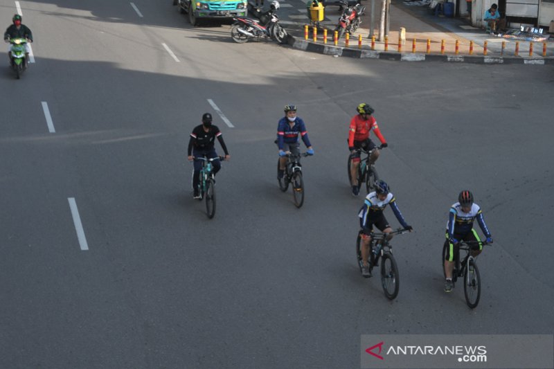 Pembangunan jalur sepeda di Palembang