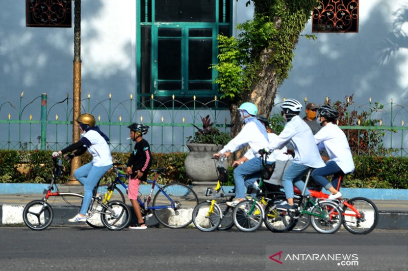 Pembangunan jalur sepeda di Palembang