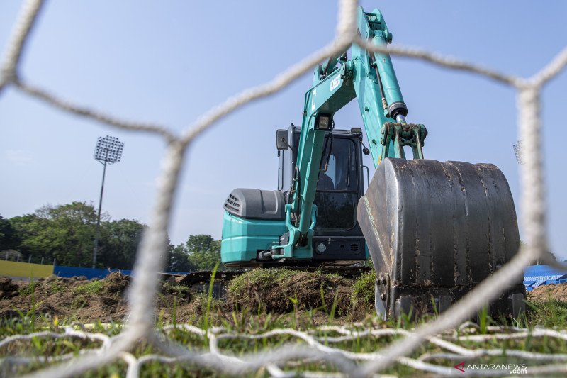 Stadion Bumi Sriwijaya Mulai Direnovasi