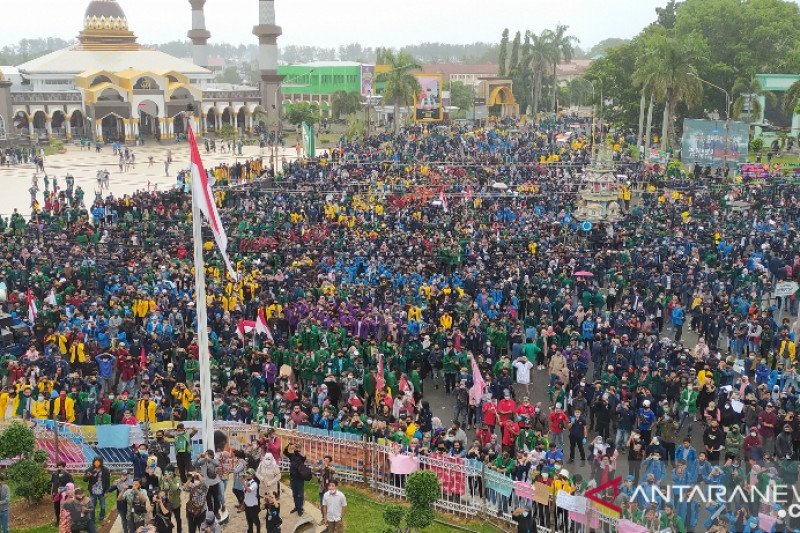 Polisi sengaja tak bubarkan unjuk rasa di Bengkulu