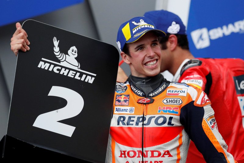 Alex Marquez makin percaya diri setelah podium perdana di motoGP Prancis