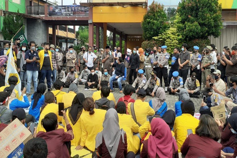 Kapolres: Aksi Damai Mahasiswa di Kota Binjai, Disusupi 19 Pelajar