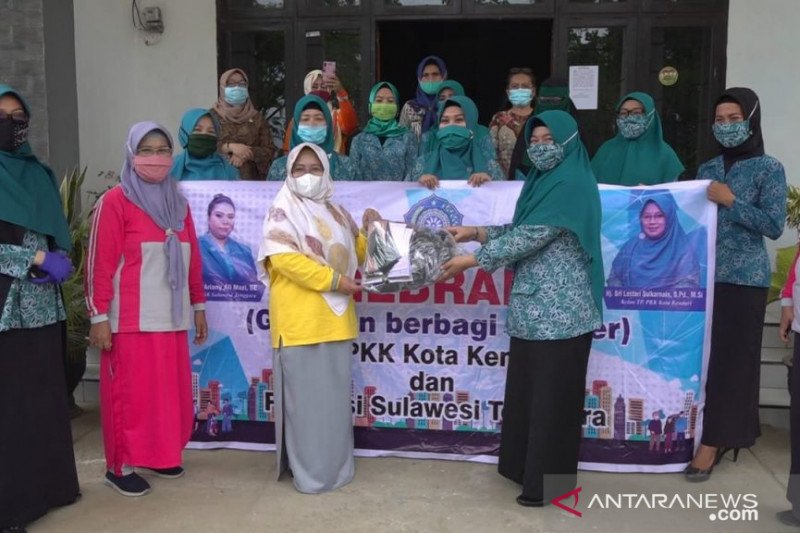 Putus penyebaran COVID-19, PKK Kendari intens sosialisasikan protokol kesehatan