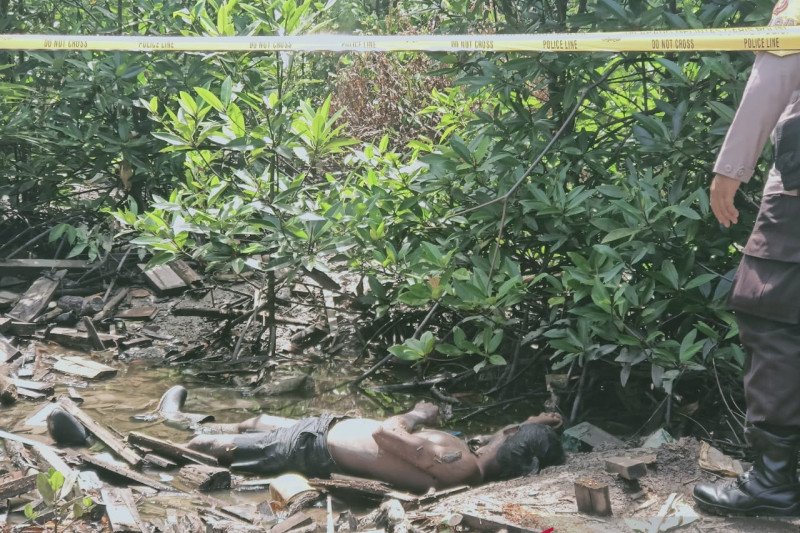 Geger, warga temukan mayat di hutan bakau Desa Banglas Barat