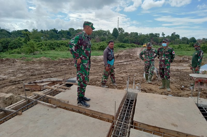Satgas TMMD bangun jembatan di Tarakan mencapai target dan berkualitas