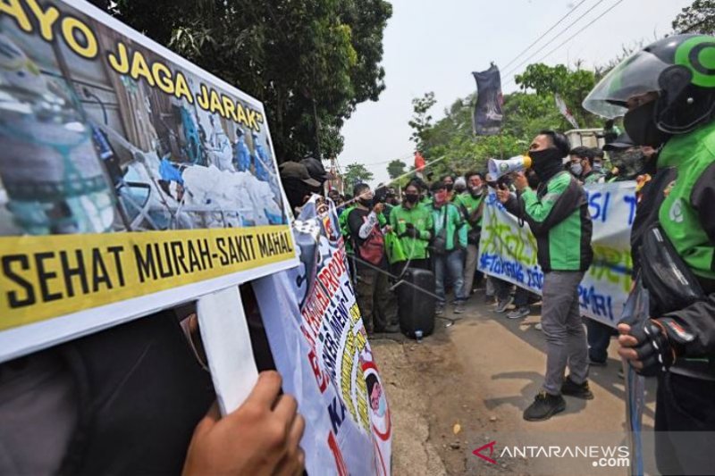 Polisi Ajak Pengunjukrasa Patuhi Protokol Kesehatan