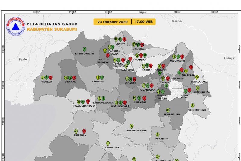 30 warga Kabupaten Sukabumi terkonfirmasi positif COVID-19