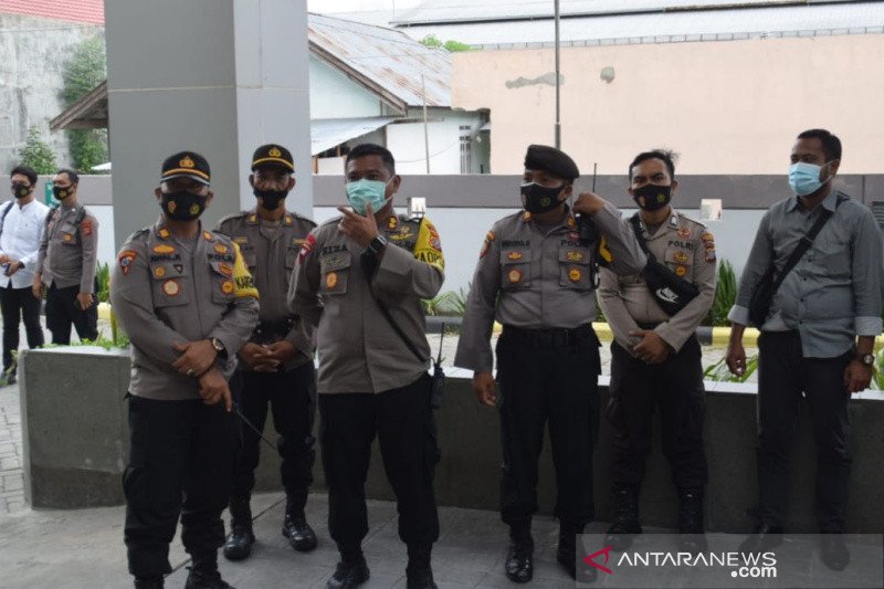 Ratusan polisi amankan pelaksanaan debat publik peserta Pilkada Palu