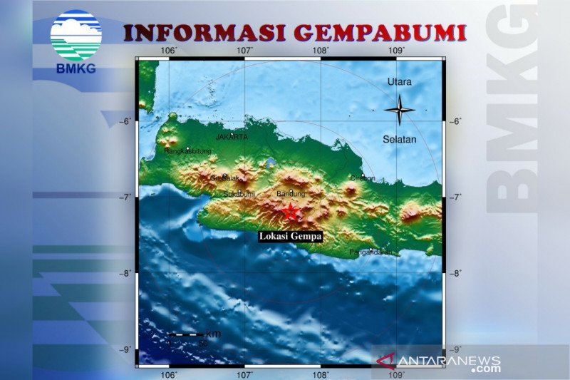BMKG: Belum ada potensi gempa susulan di Kabupaten Bandung