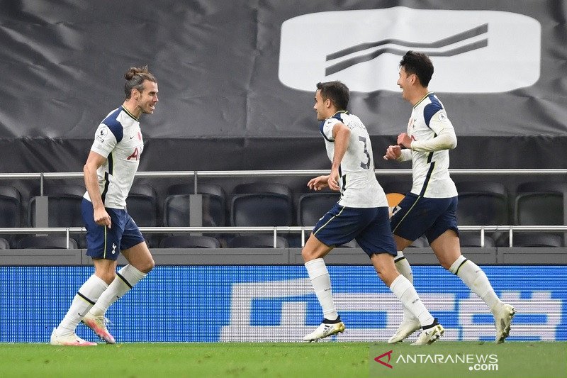 Gareth Bale bawa Tottenham Hotspurs bekuk Brighton 2-1