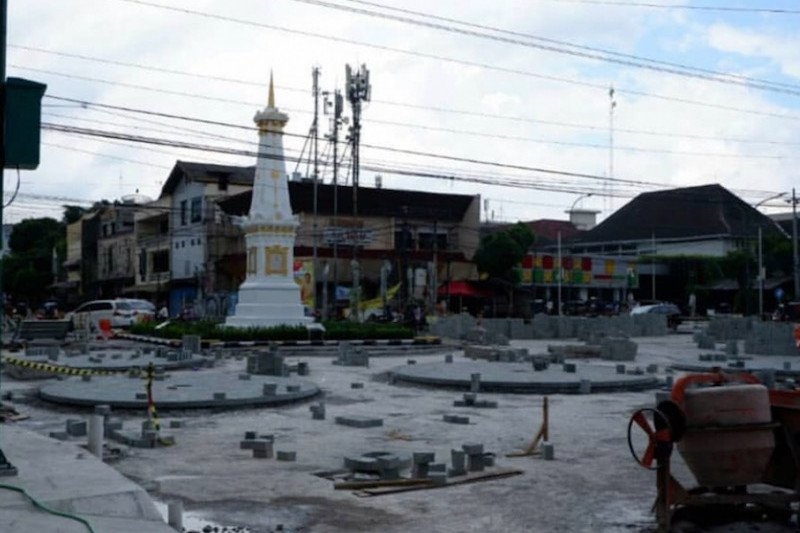 Realiasasi Penataan Simpang Tugu Yogyakarta Mencapai 35 Persen Antara News Yogyakarta Berita Terkini Yogyakarta