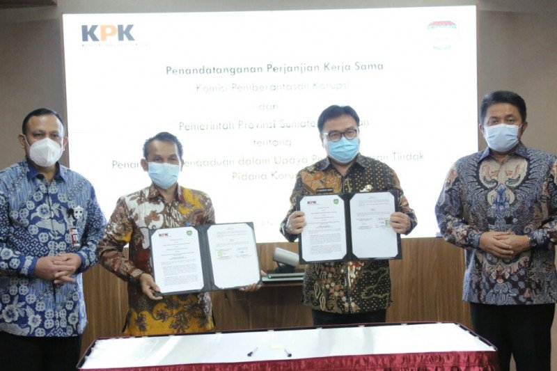 KPK-Pemprov Sumsel sepakati kerja sama penanganan pengaduan tipikor -  ANTARA News