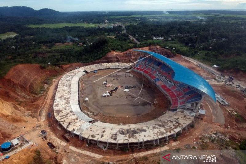 Persiapan Pembukaan MTQ Nasional Stadion Sumbar