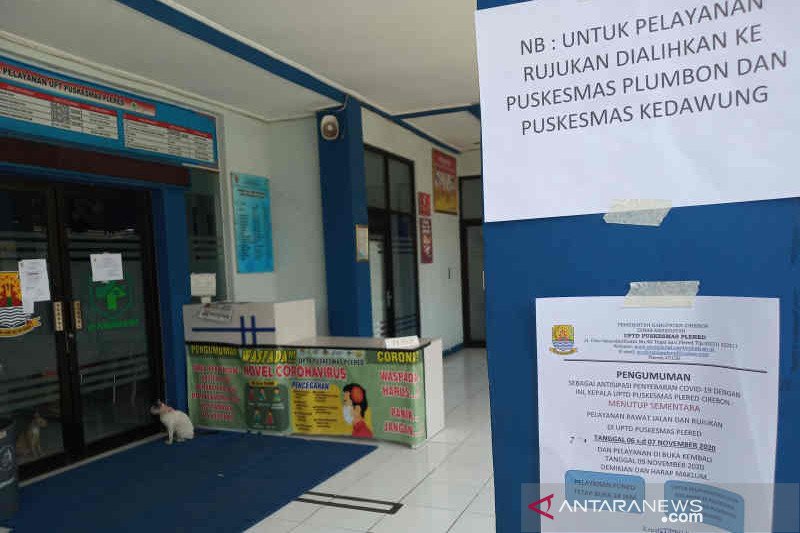 Dua puskesmas dan gedung PSC Kabupaten Cirebon ditutup sementara