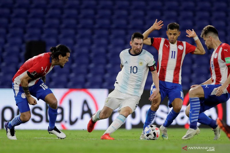 Kualifikasi Piala Dunia 2022 - Argentina ditahan imbang Paraguay 1-1