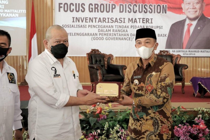 Ketua DPD ingatkan perangkat desa tak selewengkan bansos