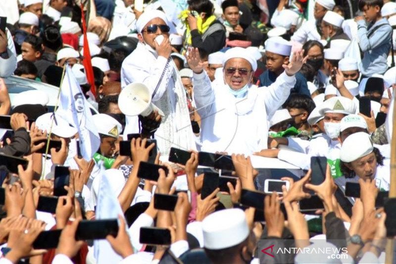 Kedatangan Imam Besar Habib Rizieq Shihab Di Bogor