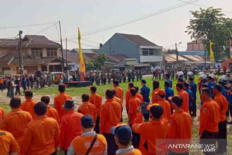 Kabupaten Bekasi mulai kegiatan gotong royong bebas banjir