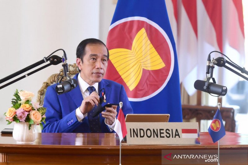 Kemarin Pidato Jokowi Di Ktt Asean Pbb Hingga Warga Tolak Rdp Mrp Antara News