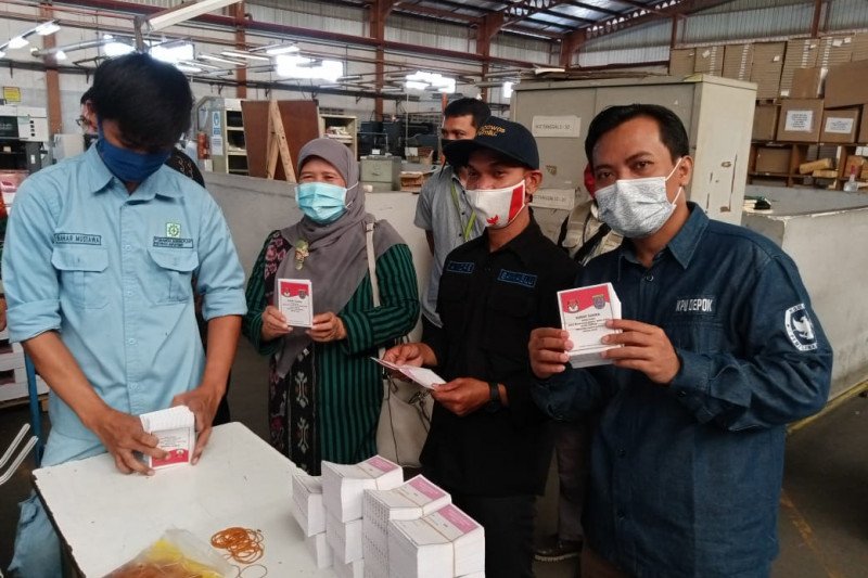 KPU Depok pastikan logistik surat suara Pilkada aman tersedia