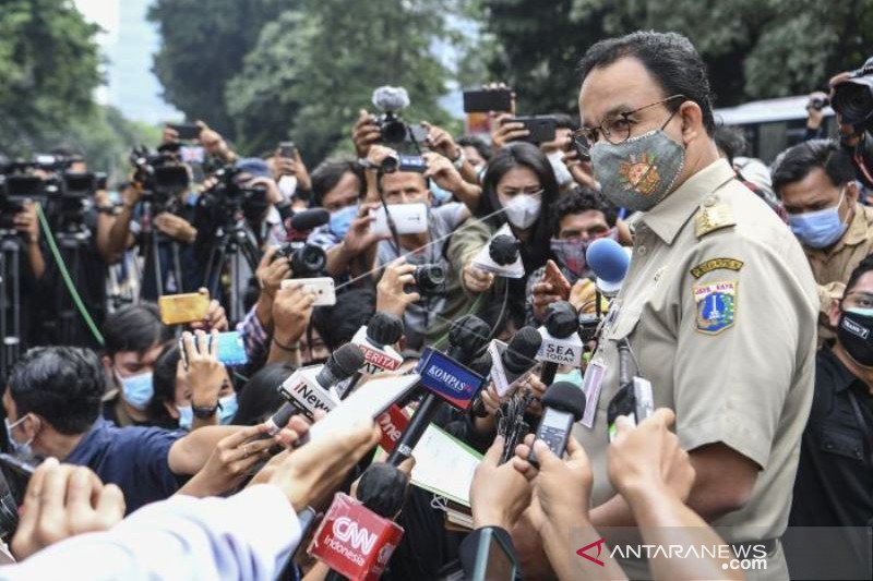 Anies Baswedan Tiba Di Polda Metro Jaya