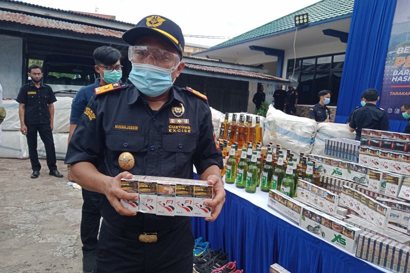 Bea Cukai Tarakan Musnahkan Barang Hasil Penindakan