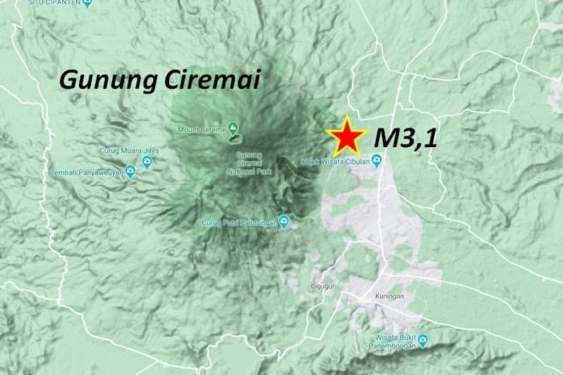 Sesar Ciremai penyebab gempa di Kuningan merupakan sesar aktif