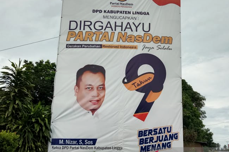 Nasdem Lingga pecat tidak hormat kader penghianat