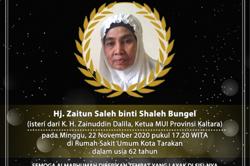Istri Ketua MUI Kaltara Meninggal Dunia di Tarakan