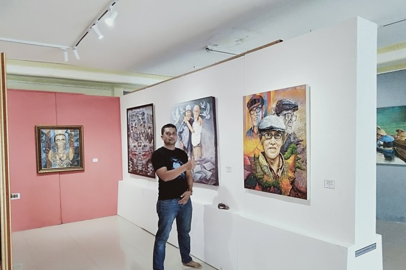 Pameran seni lukis "Membaca Misbach" di Taman Budaya Kalsel