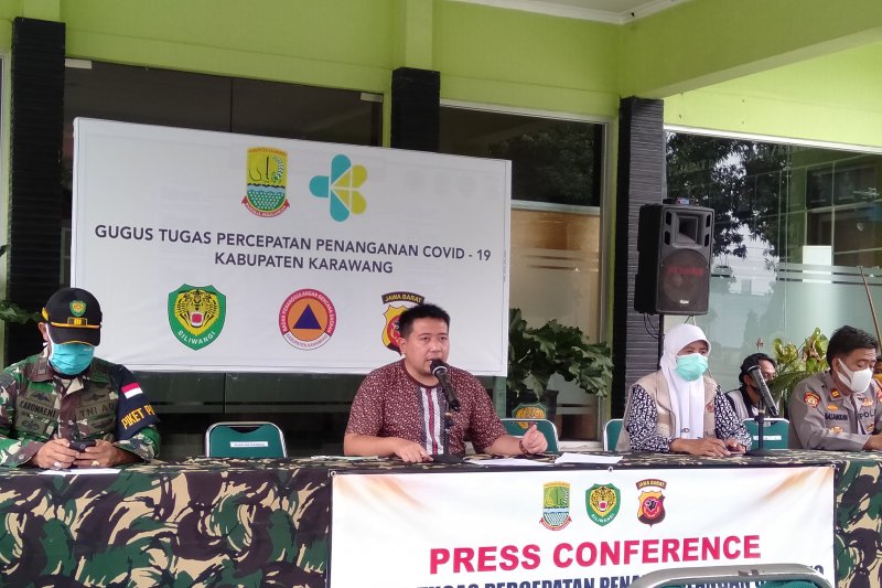 Kasus positif COVID-19 di Karawang masih didominasi karyawan perusahaan