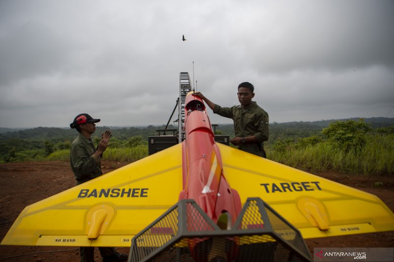 Penampakan drone Banshee Whirlwind milik Arhanud TNI AD