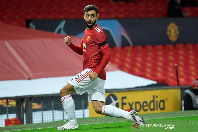 Solksjaer berharap pemain MU belajar mentalitas dari Bruno Fernandes