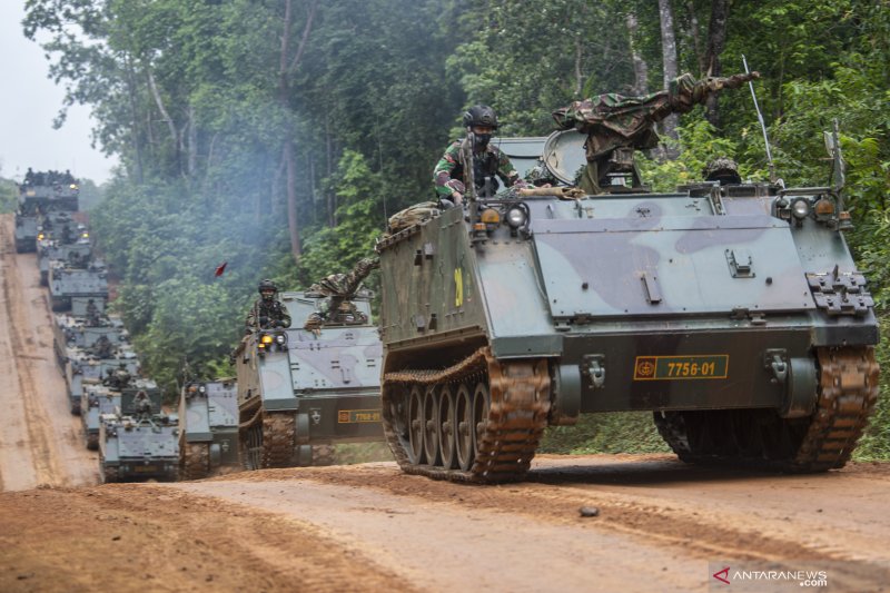 Gladi bersih Latihan Antar Kecabangan TNI AD