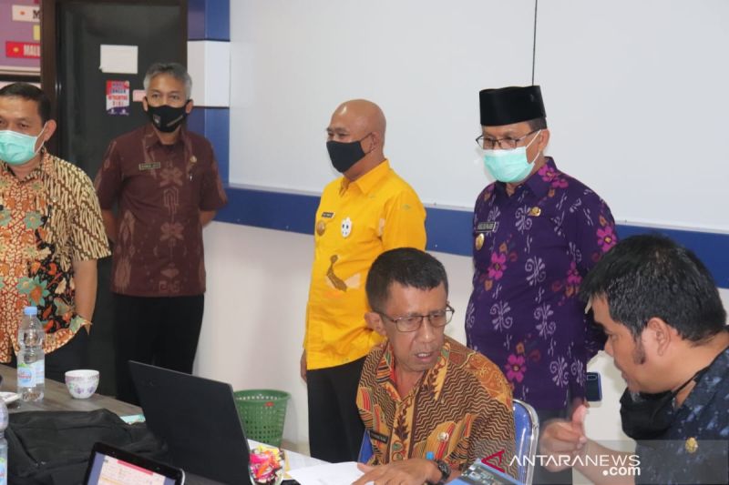 Wagub dan Inspektorat Sulteng periksa akhir masa jabatan bupati Touna