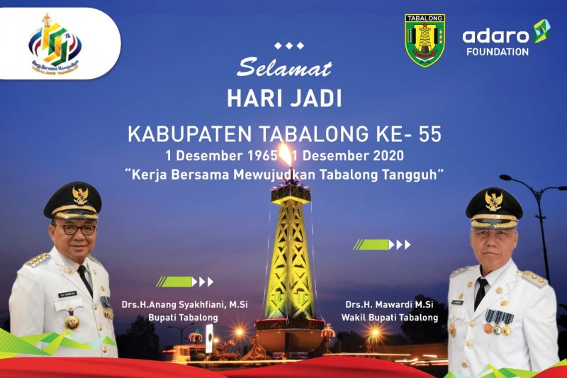 Dirgahayu Kabupaten Tabalong ke- 55