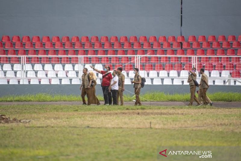 Tim Inspeksi PSSI Kunjungi Stadion Madya Bumi Sriwijaya