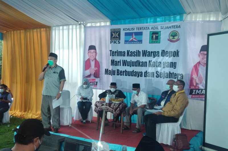 Idris-Imam klaim unggul hitung cepat 55,38 persen di Pilkada Kota Depok