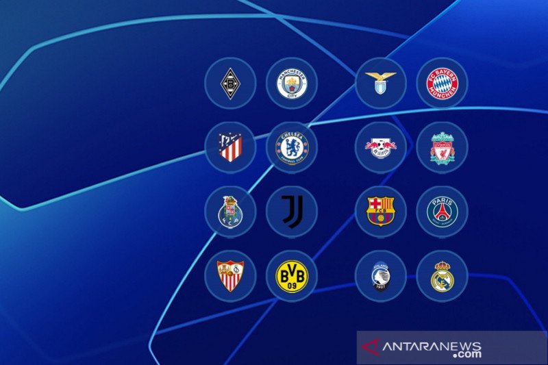 Hasil undian 16 besar Liga Champions